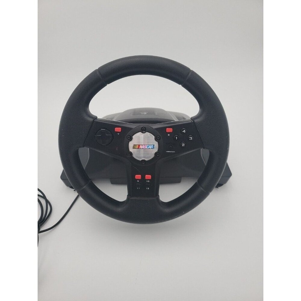 Logitech ~ NASCAR Racing Wheel w/‎ Touch Sense Technology UNTESTED